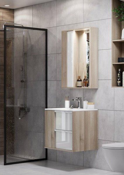 Тумба с раковиной Aquaton Бостон 75 1A2526K1BN010